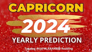 GOOD NEWS GOOD NEWS POWERFUL YEAR 2024 ♑️ CAPRICORN 2024 GENERALMONEYLOVE PREDICTIONS [upl. by Lacefield504]