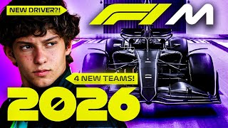 F1 2026 Season Begins  Huge Reg Changes amp New Manufacturers  F1 Create A Team Career Mode [upl. by Aicenaj]