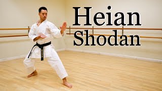 Kata Heian Shodan Full Tutorial [upl. by Olenolin]