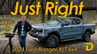 2024 Ford Ranger XLT 4x4 is RightSized Capability cars pickup ford automotive [upl. by Catie]