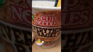 Everything Bagel Cup Noodles instantnoodles instantramen cupnoodles [upl. by Domingo]