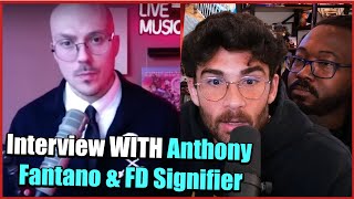 Hasan Interviews Anthony Fantano amp FD Signifier On Drake amp Kendrick Lamar Beef Hasanabi reacts [upl. by Ennayr]