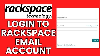 Rackspace Email Account Sign In How to Login to Your Rackspace Email Account [upl. by Heady455]