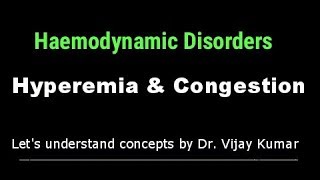 Hyperemia And Congestion Pathology  Hyperemia In Hindi  Passive Congestion  Pathology Lectures [upl. by Einahpet713]