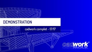 DEMO cadwork utilisation complete  1717  Paroi auto  numerotation des groupes sousgroupes [upl. by Egarton]