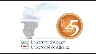 VÍDEO GRADO SOCIOLOGÍA 2018 UNIVERSIDAD DE ALICANTE [upl. by Esac]