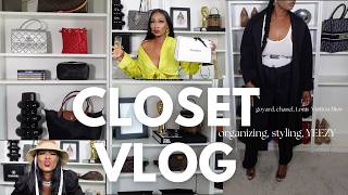 CLOSET TOUR  LOUIS VUITTON COLLECTION  IKEA PAX [upl. by Labana]