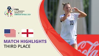 HIGHLIGHTS USA v England  FIFA U17 Women’s World Cup 2024 [upl. by Moskow555]