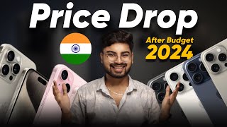 iPhone Price Drop after Budget 2024  Extra ₹6000 OFF 🤑 [upl. by Fairleigh]