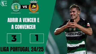 A ANÁLISE EM NÚMEROS AO SPORTING 31 RIO AVE 1ª JORNADA DA LIGA PORTUGAL 🟢⚪🦁 sporting [upl. by Sybila]