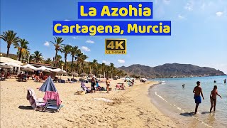 4K La Azohia Cartagena Murcia Spain⎮Stunning Sea Views⎮Sunday Afternoon Walking Tour 🇪🇸 [upl. by Jem]