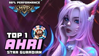 Wild Rift Ahri  Top 1 Ahri Star Guardian Gameplay ExChallenger Ranked [upl. by Esalb]