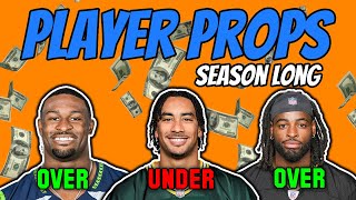 NFL Season Long Best Bets Player Prop Locks [upl. by Yoko859]