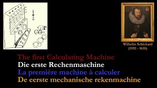 Die erste Rechenmaschine  The first calculating machine Wilhelm Schickard 1623 [upl. by Abihsot]