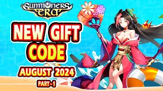 Summoners Era New Gift Code  Summoners Era New Gift Code August 2024 Part1 [upl. by Aeneus937]