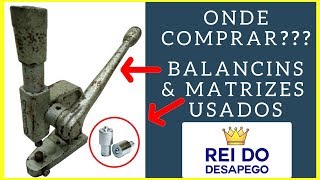 Balancim manual como usar onde comprar e como colocar matriz botões e ilhós [upl. by Aramas]