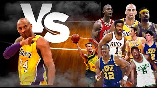 Kobe Bryant vs Bill Russell Kareem Abdul Jabbar Wilt Chamberlain [upl. by Anirbaz]