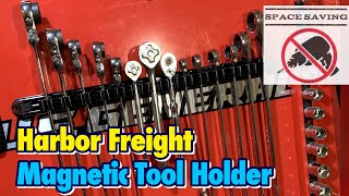 Magnetic Tool Holder No Holes or Drilling Required Harbor Freight US GENERAL [upl. by Dehnel143]