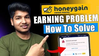 Honeygain Earning Problem ⚠️ Network Overused Kaise Solve Kare  Honeygain Earning Kaise Increase 📈 [upl. by Arodnap]