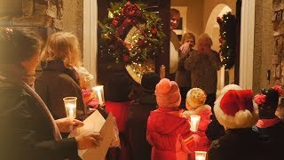 Candlelight Christmas Carolers bring tears to Grandmothers Eyes [upl. by Ilesara]