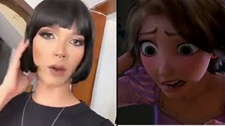 Me llamo María José me gustan los libros soy taciturna vegetariana animalista  Versión Rapunzel [upl. by Oiramrej]