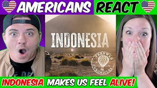 Americans React To INDONESIA Makes Us Feel ALIVE by Fernweh Chronicles [upl. by Anaerdna]