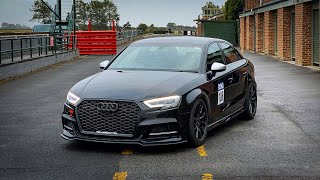 Croft Circuit SPRINT  500bhp Stage 3 Audi S3 ON TRACK [upl. by Swigart]