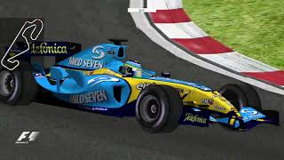 Grand Prix 4 2005 Spanien GP 10 Race [upl. by Dnomasor]