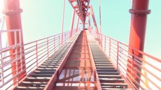 Knotts Berry Farm HD POV Silver Bullet [upl. by Notsgnik]