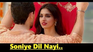 Soniye Dil Nayi Baaghi 2 Lyrics  Tiger Shroff  Disha Patani  Ankit Tiwari  Shruti Pathak  2018 [upl. by Mercola234]