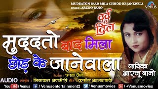 Arzoo Bano का सबसे दर्दभरा गीत  Muddaton Baad Mila Chhod Ke Janewala  Sad Songs [upl. by Breen]