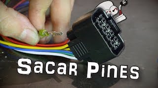 ⚡Cómo SACAR PINES de un CONECTOR ELÉCTRICO Kit extractor de pines universal  PetrolheadGarage [upl. by Erinna]