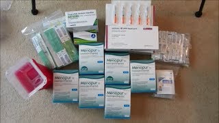 IVF Round 3  Meds Unboxing [upl. by Maillil]