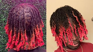 HOW TO MAINTAIN DREADLOCK RETWIST  TWO STRAND TWIST OUT‼️🧬 [upl. by Lowson]