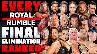 EVERY WWE Royal Rumble Final Elimination Ranked From WORST To BEST [upl. by Ardnekan]