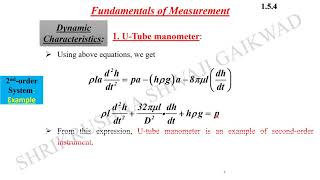 15 Dynamic Characteristics of the Measuring Devices in Instrumentation Second part [upl. by Gonagle]