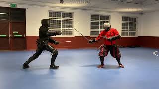 SideswordMeyer Rapier amp Dagger Sparring  Jordan AoS v Michael AHF [upl. by Rinaldo432]