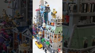 ALL FOUR LEGO Marvel Modular Building Combined [upl. by Neirbo644]