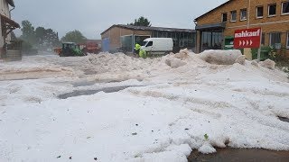 Unwetter über Wolfhagen 12072019 [upl. by Starlene823]