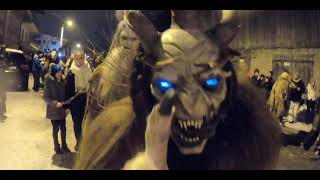 Krampus 2022 sfilata a Pozza di fassa il terrore dei bambini [upl. by Jarin612]