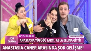 CANER ANASTASİA BARIŞTI STÜDYODA ŞOKE EDEN GÖRÜNTÜLER SONGÜL KARLI MUTLULUK GÖZYAŞLARI ŞOKKK [upl. by Missak]