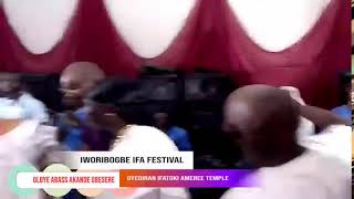 ABASS AKANDE OBESERE LIVE AT IFA ORISHA FESTIVAL 2024 AT OYEDIRAN IFATOKI AMEREE TEMPLE ODUN IFA [upl. by Mcgurn]