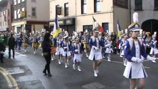 Mayobridge Band in Newry St Patricks Day 2012 [upl. by Dickens]