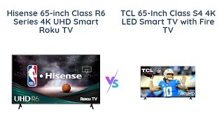 Hisense 65Inch Class R6 vs TCL 65Inch Class S4 📺 Comparison [upl. by Madeleine]