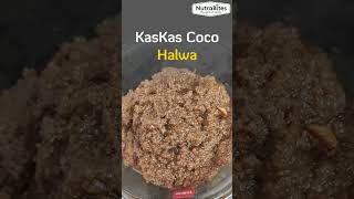 Kaskas Coco Halwa Recipe  Coconut Sugar  Nutrabites [upl. by Ayamahs]