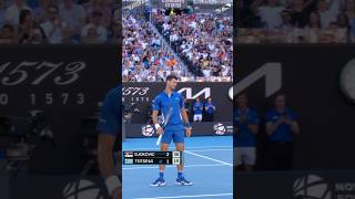 Novak Djokovics INCREDIBLE lob 😱 [upl. by Enetsirhc]