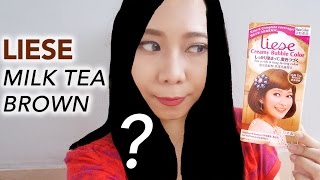 LIESE MILK TEA BROWN  HAIR TUTORIAL [upl. by Anazus]