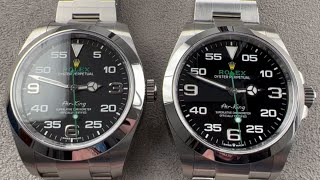 Rolex vs Rolex Air King New vs Old Shootout and Review Reference 126900 vs 116900 [upl. by Noicpecnoc255]