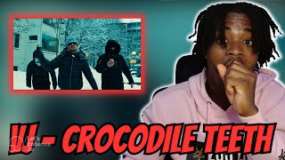 VJ Crocodile Teeth  REACTION FINNISH RAP [upl. by Anivek]