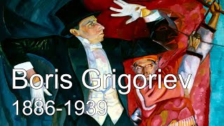 Boris Grigoriev  71 paintings with captions HD [upl. by Conrade]